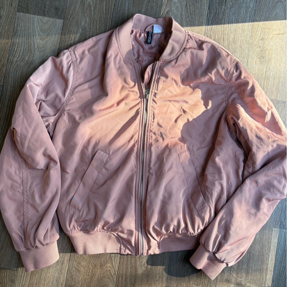 H&M Pink Bomber Jacket